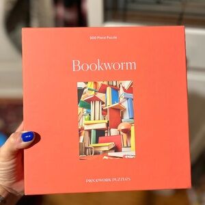 Bookworm Piecework Puzzle